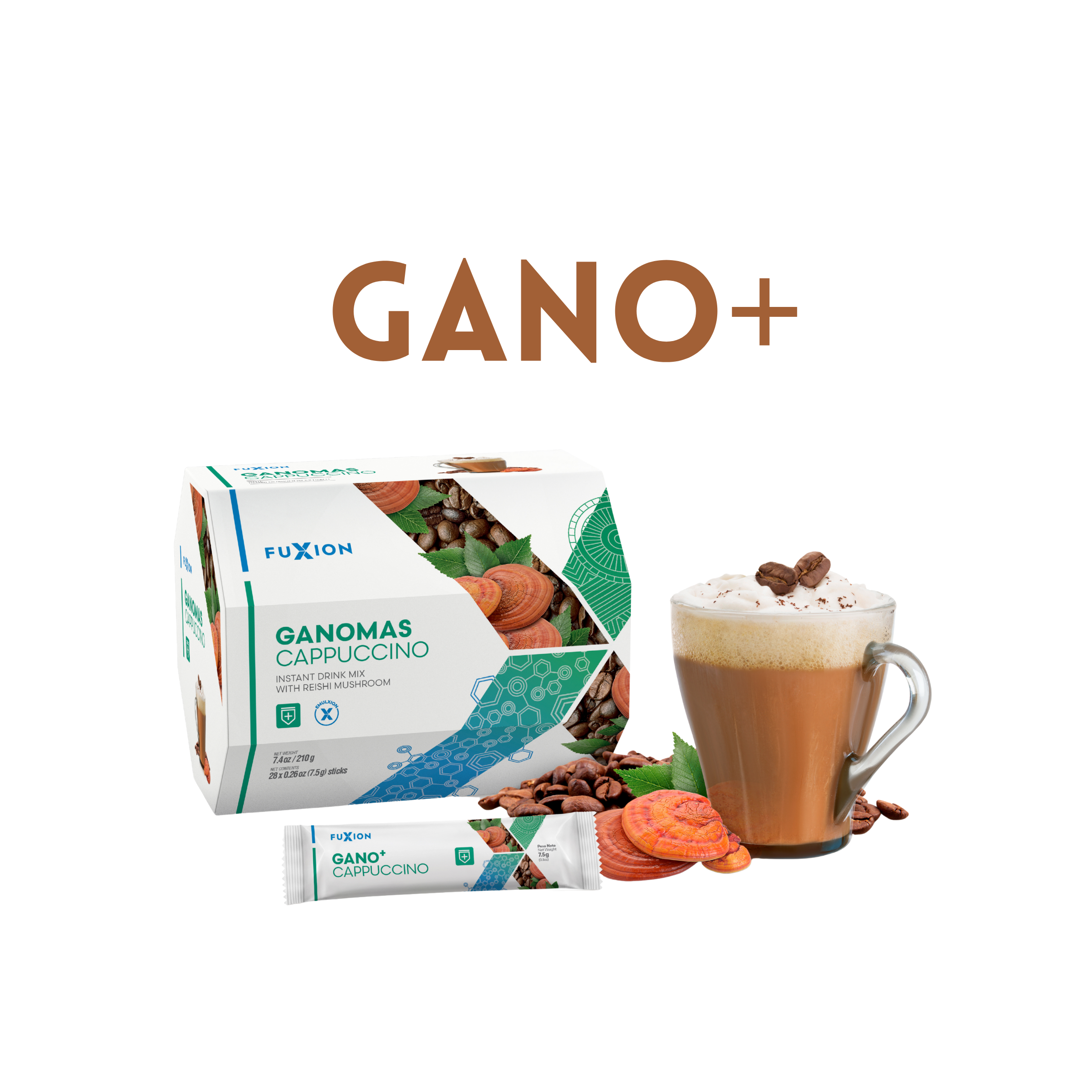 GANO+ CAPUCCINO DE FUXION
