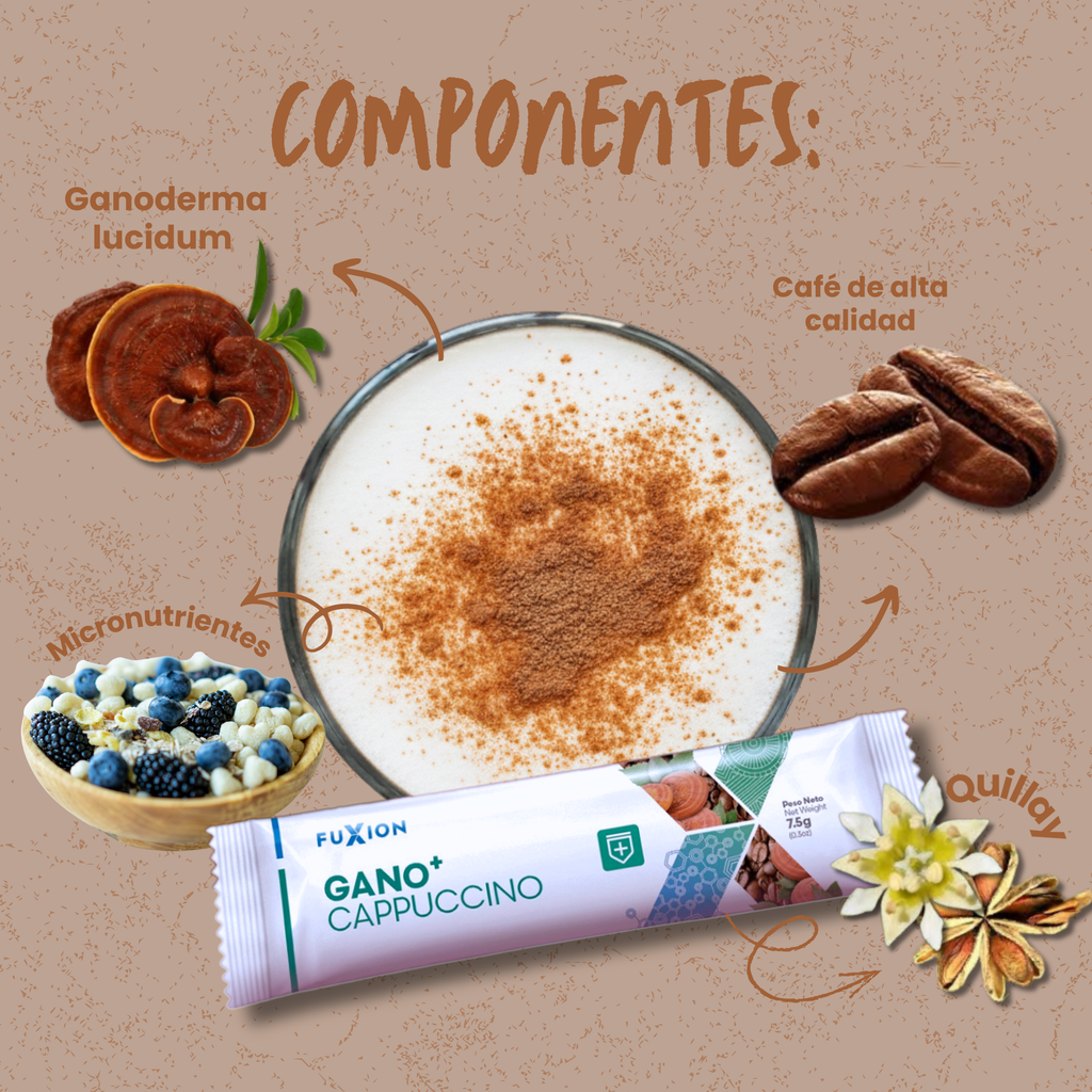 GANO+ CAPUCCINO DE FUXION