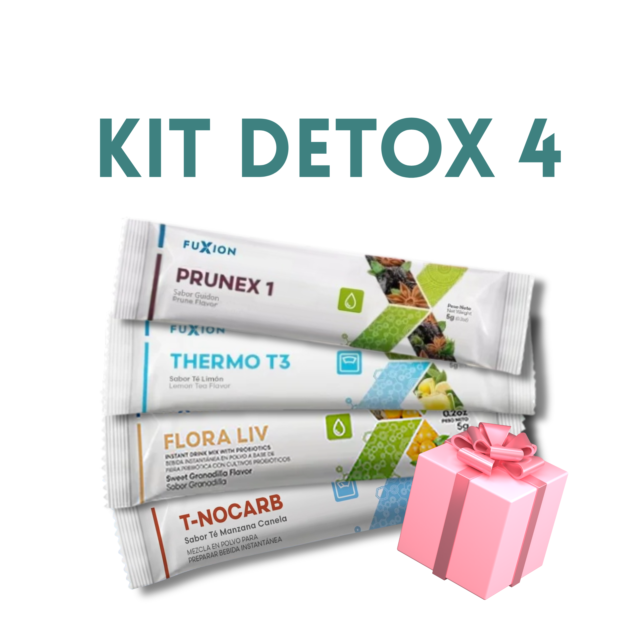 KIT 4 PREMIUM DETOX DE FUXION