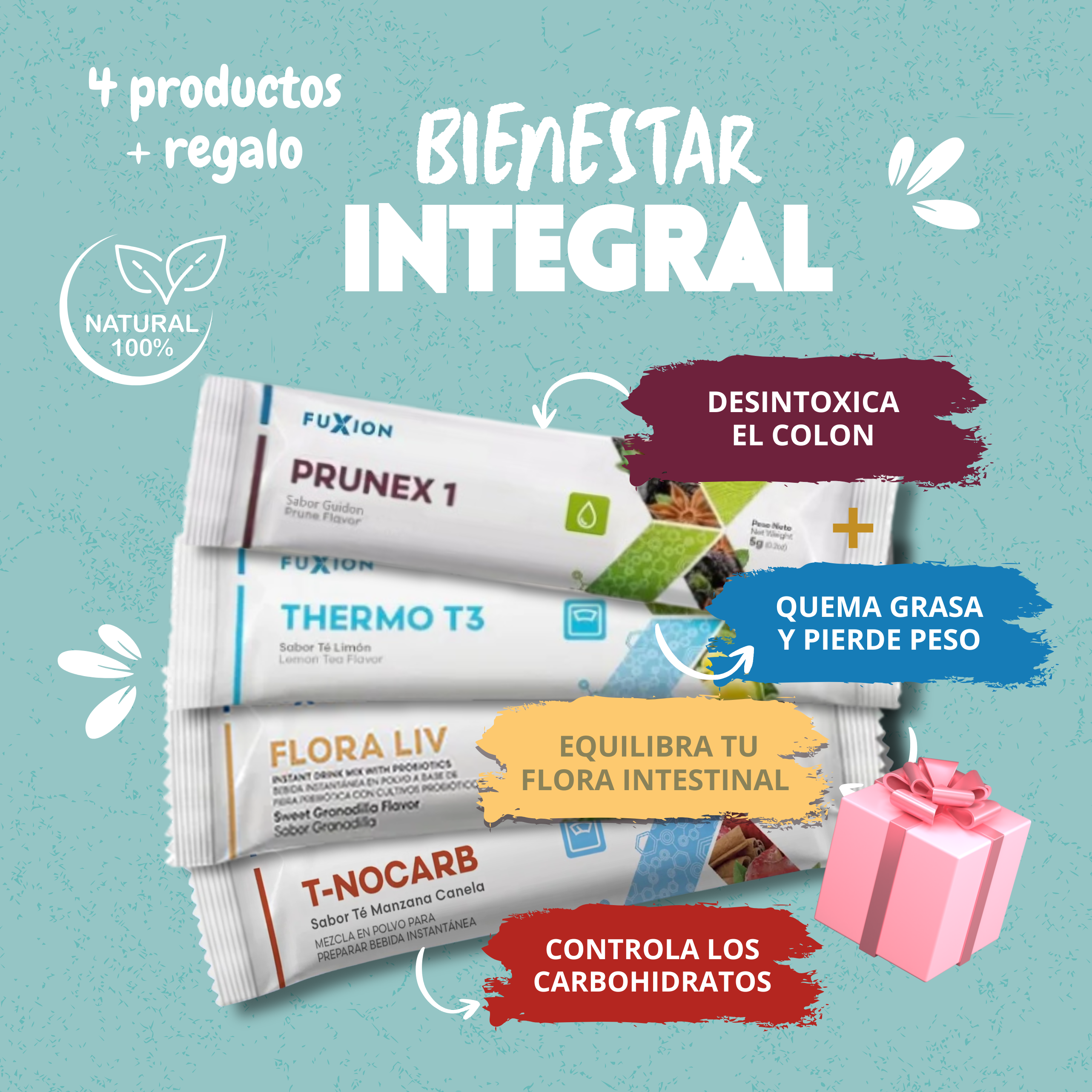 KIT 4 PREMIUM DETOX DE FUXION